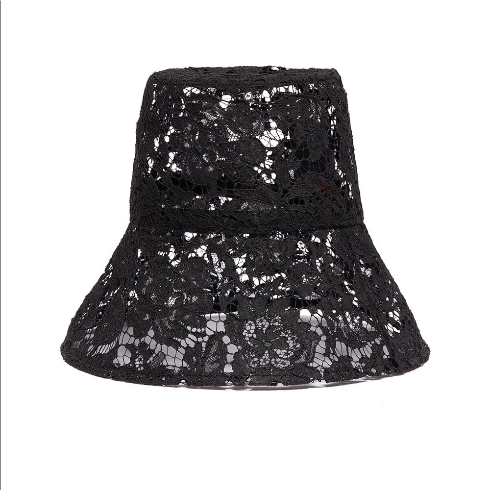 VALENTINO // lace bucket hat